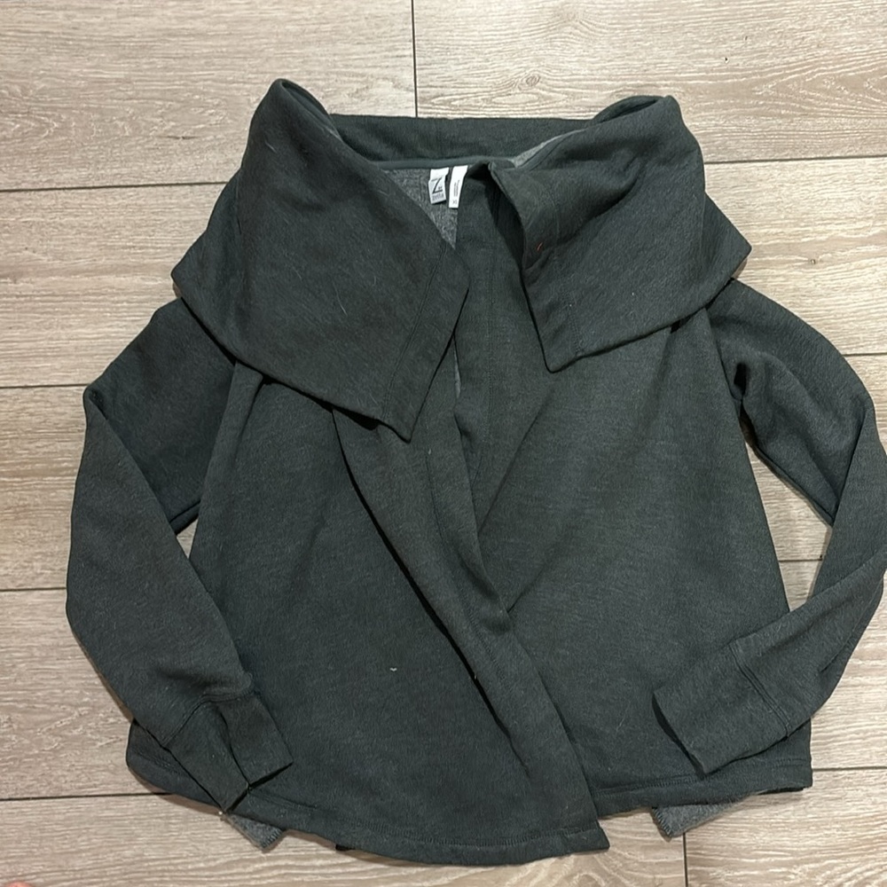 Z by Zella draped collar jacket size XL